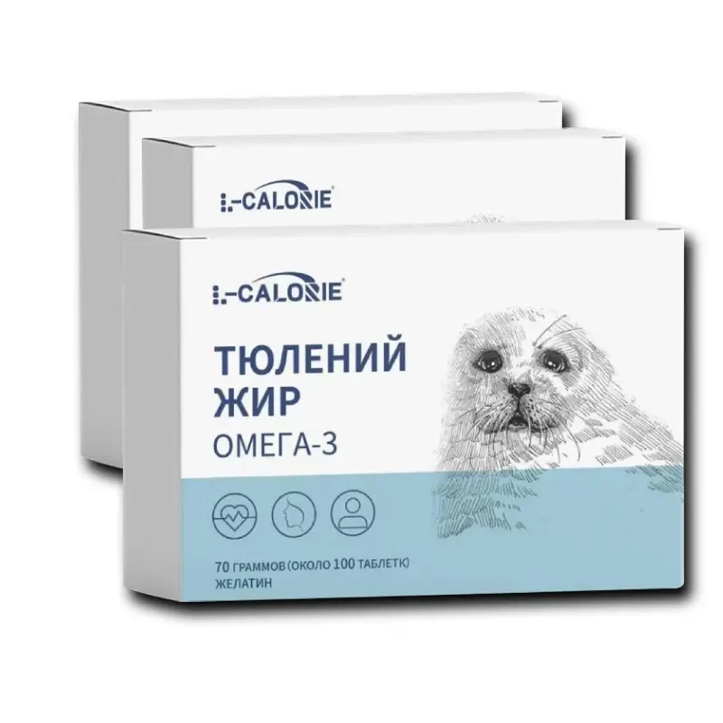 超50【俄罗斯】原料海豹油调和油胶囊100粒/盒12