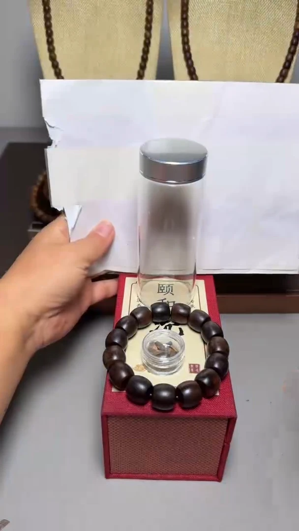 【闪购商品】沉香手串芽庄白棋1.5桶珠