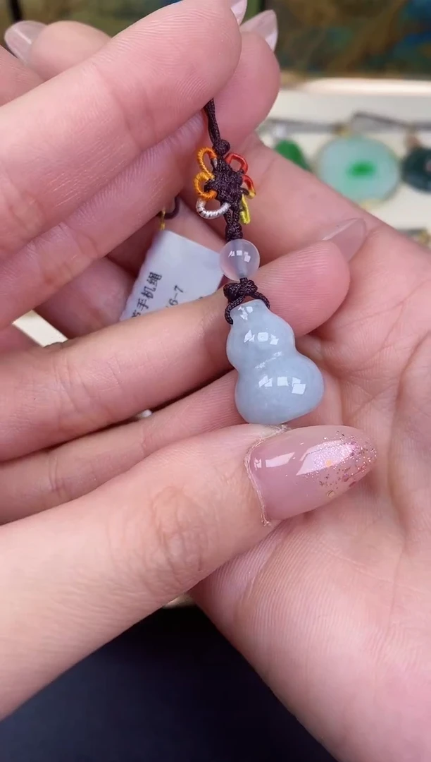 吊坠(不含链)未镶嵌翡翠葫芦@@CMT1746-7