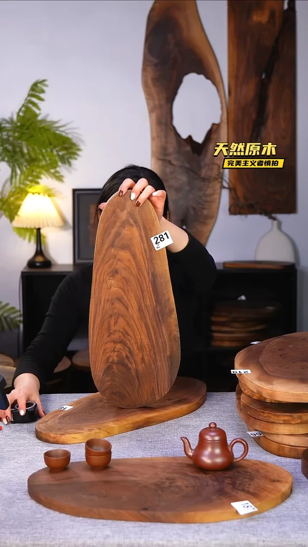 木北美黑胡桃原木.干裂疤结不属于商品质量问题完美主义者慎拍