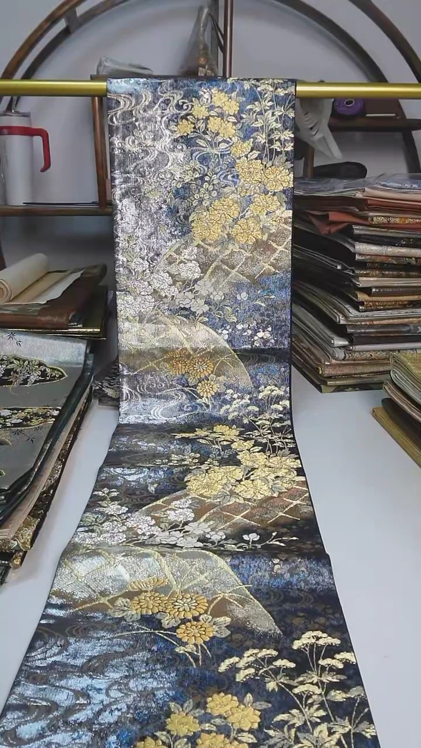 【闪购商品】织绣55西阵织六通花卉