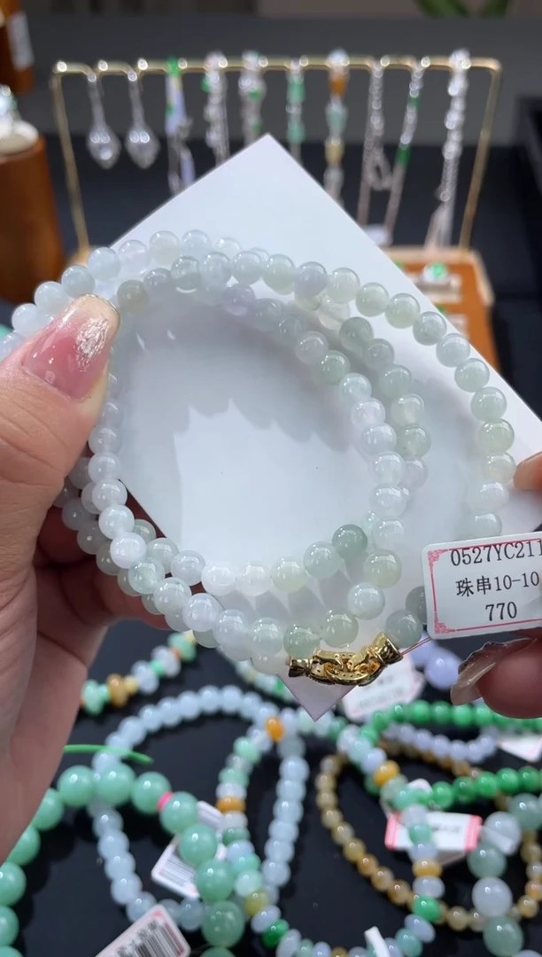 翡翠未镶嵌颈饰0527YC211