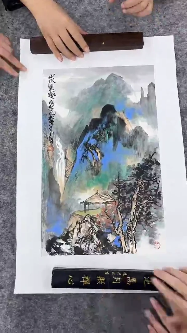 国画闫辉-1平尺-山水