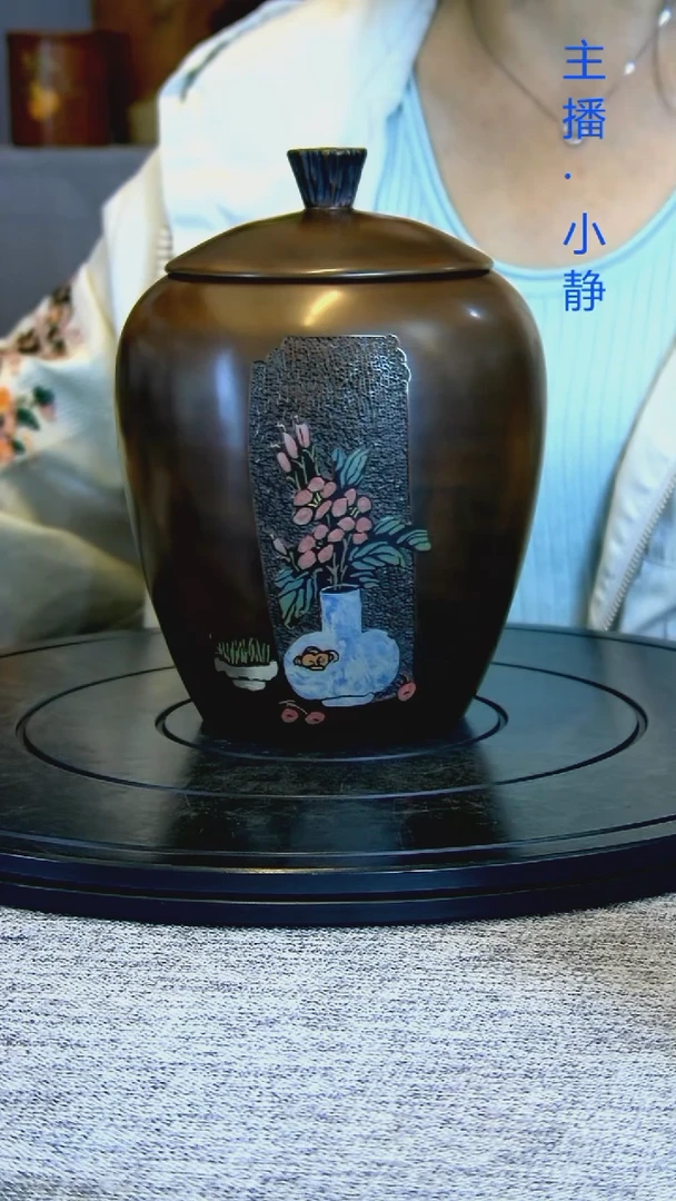 全手工紫陶茶罐精磨微瑕疵177