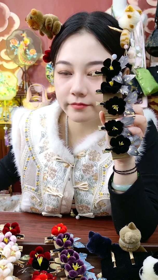 纯铜合金琉璃非遗口红盒