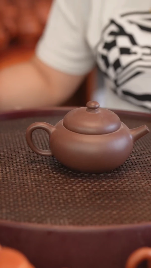 茶壶紫砂原矿手工制作
