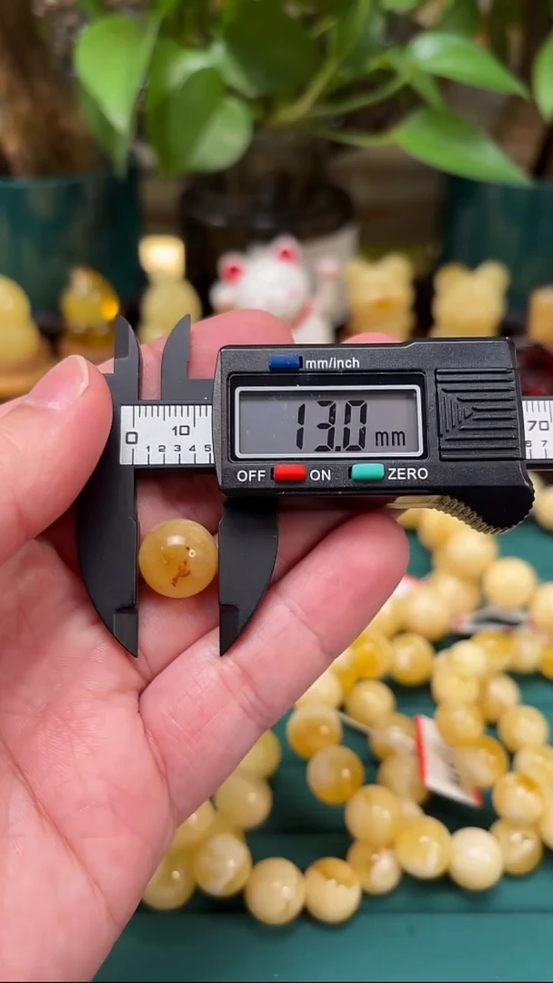 手链蜜蜡未镶嵌p3 特价福利 蜜蜡单珠 1.23克 13mm