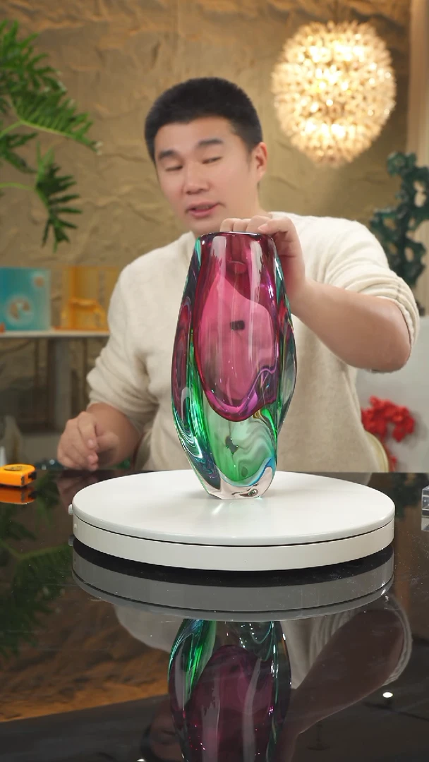 【闪购商品】摆件福利金红绿花瓶