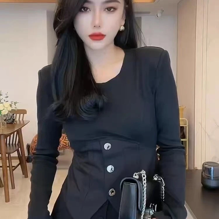 【401-600】合集春新款女装纯色显瘦短袖女打底衫时尚上 衣小衫合集