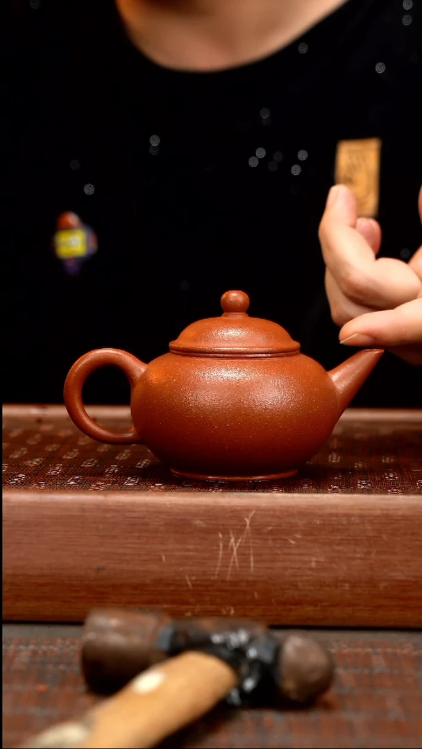茶壶紫砂XJ 红降坡水平