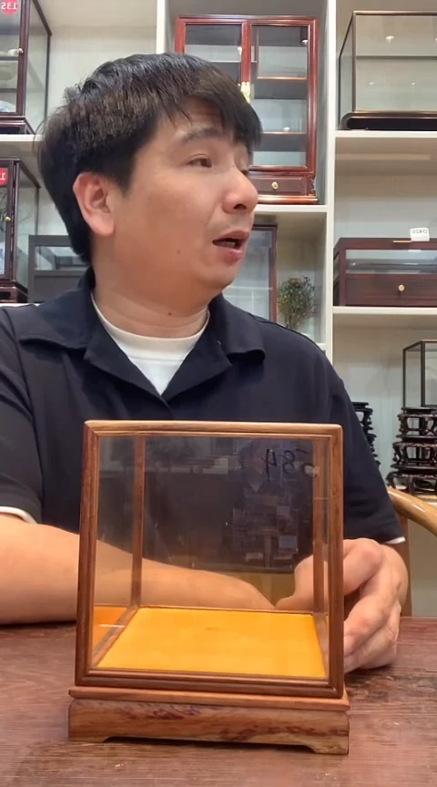 红酸枝木类玻璃罩584