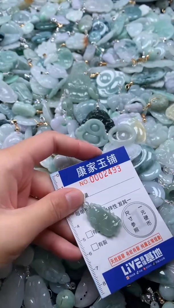 颈饰未镶嵌翡翠2493