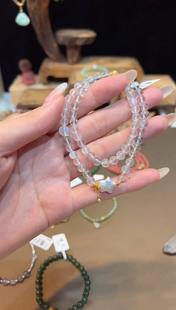 未镶嵌手链长石手饰@@D3167