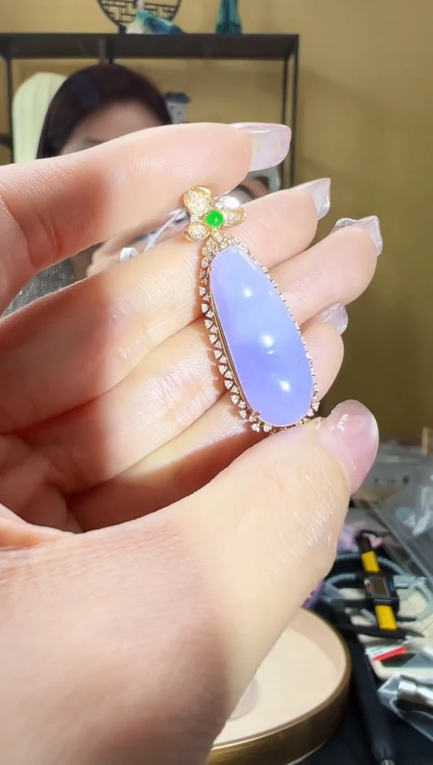 【闪购商品】翡翠颈饰18K金镶嵌DFZ0209-102