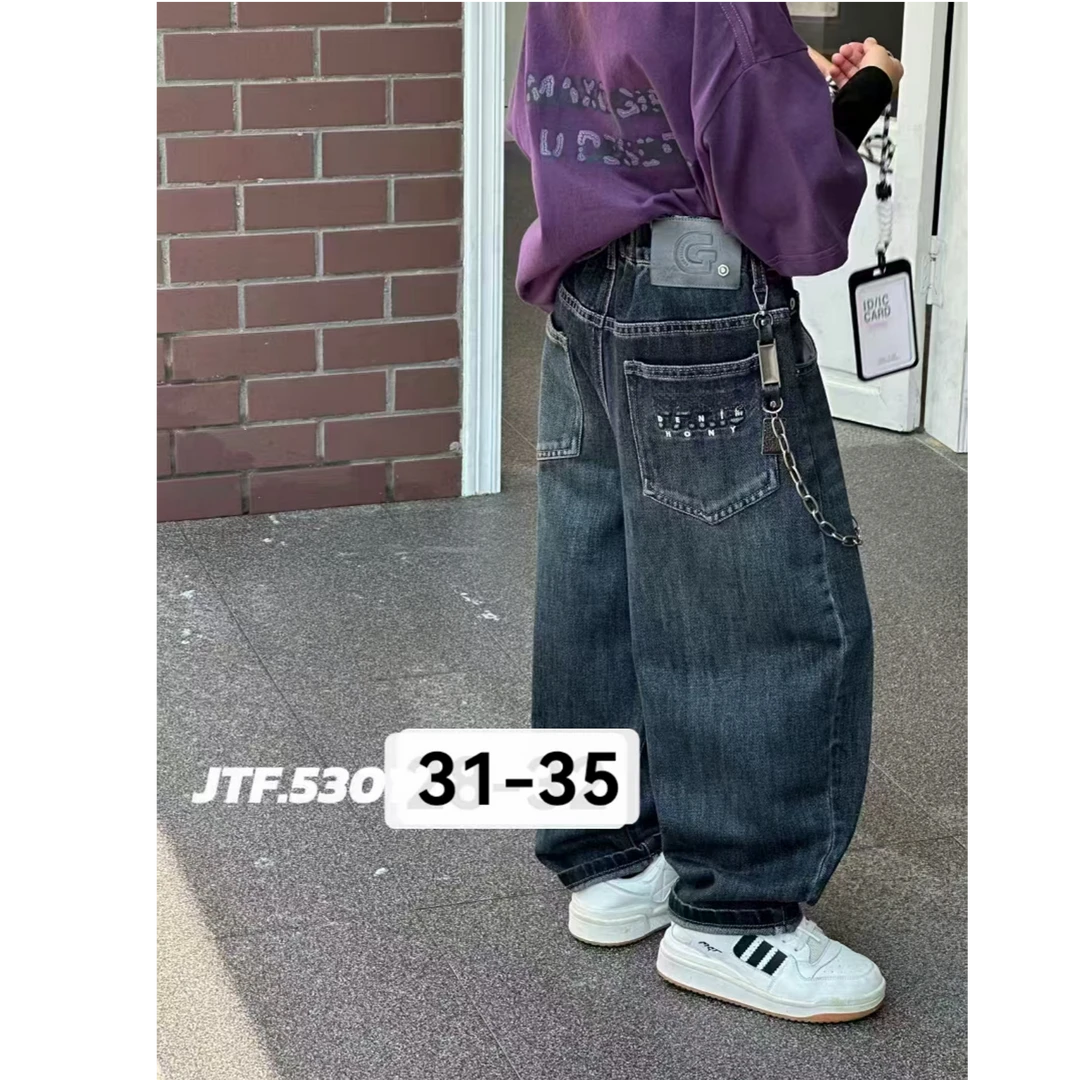 【c3035】青少年春秋款牛仔裤