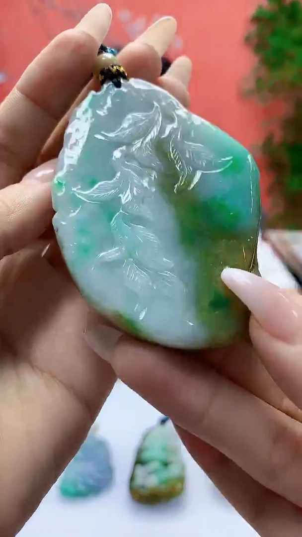 未镶嵌定制翡翠4917ty-毛货挂件70