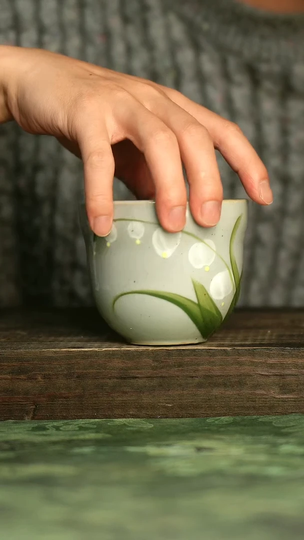 青诗集手工手绘瓷器