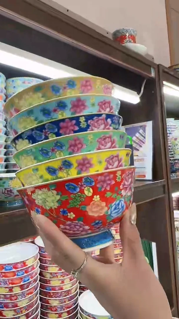 【闪购商品】瓷片5英寸饭碗6个景德镇陶瓷