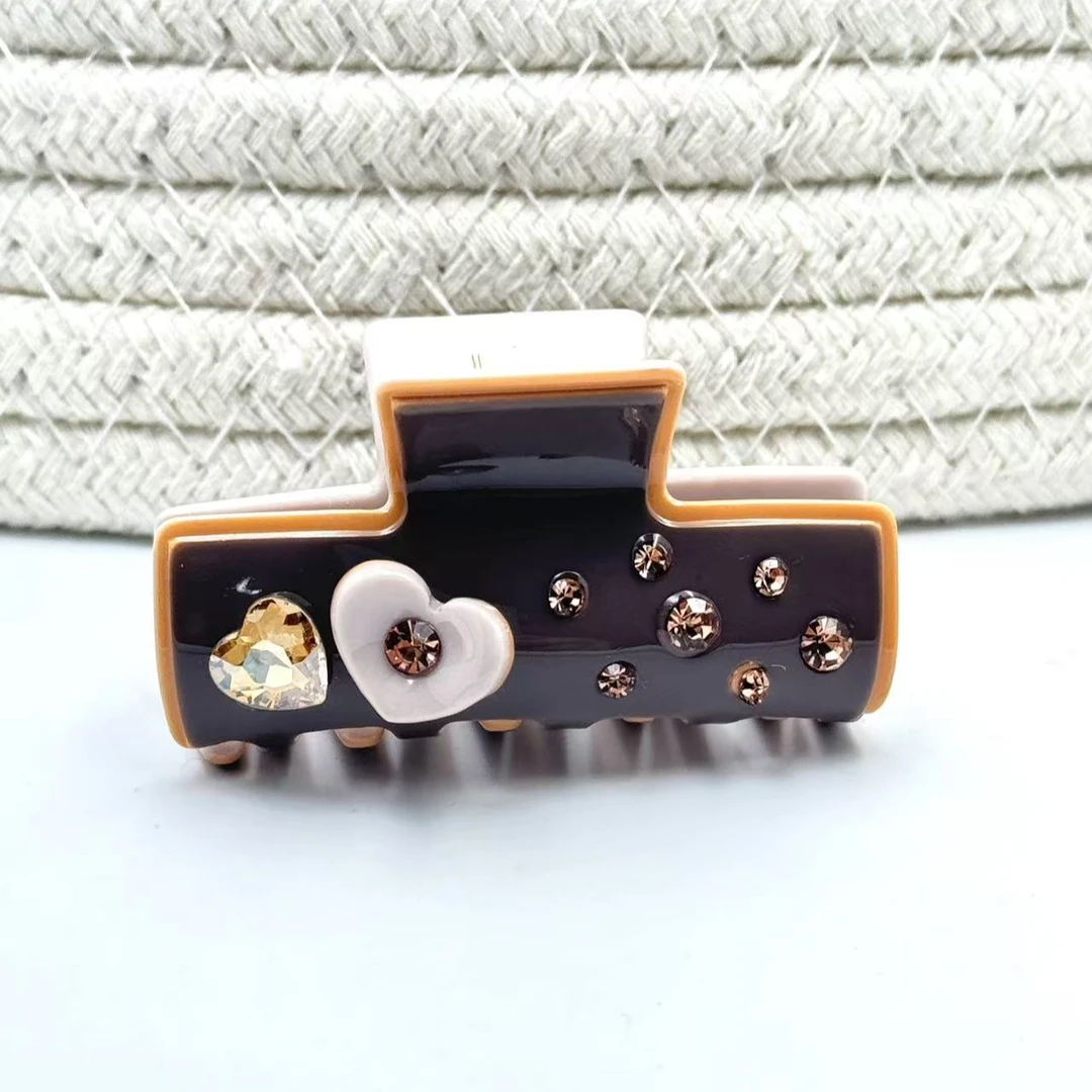 634- 韩国醋酸半抓发可爱气质夹5cm轻奢时尚