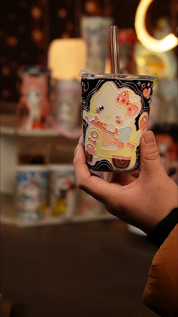 （玉泥）景德镇手工手绘文创陶瓷杯