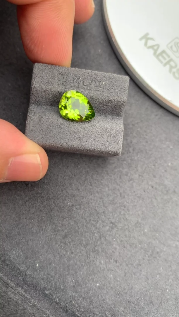 未镶嵌裸石橄榄石3.3ct 橄榄石 定制 A
