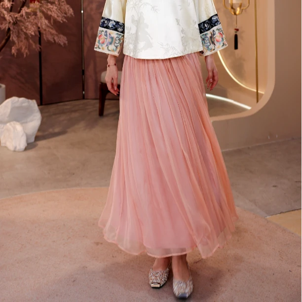 一枕槐安·【卿雪】新中式少女仙气古风夏季休闲汉元素国风半身裙