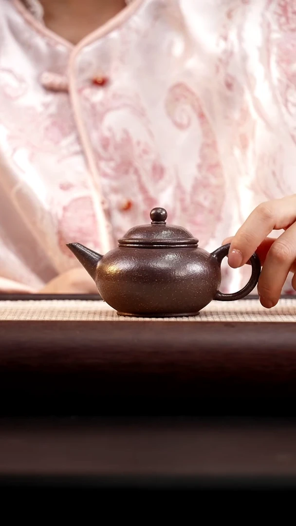 茶壶紫砂七彩段水平