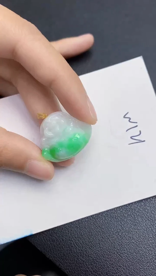 【闪购商品】翡翠颈饰18K金镶嵌000000000