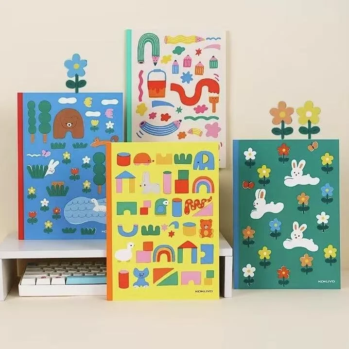 国誉2025新款插画师系列B5笔记本记事本软面抄学生无线本