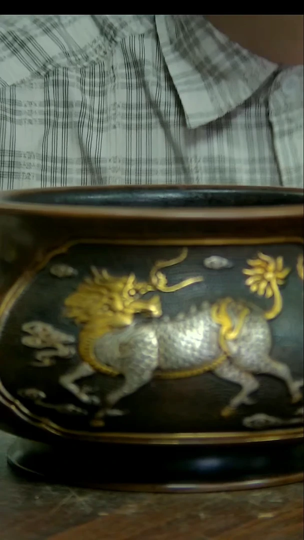 开*铜像造像收藏炉子