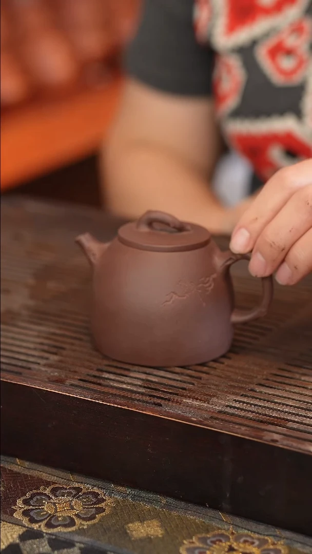 茶壶紫砂原矿手工制作