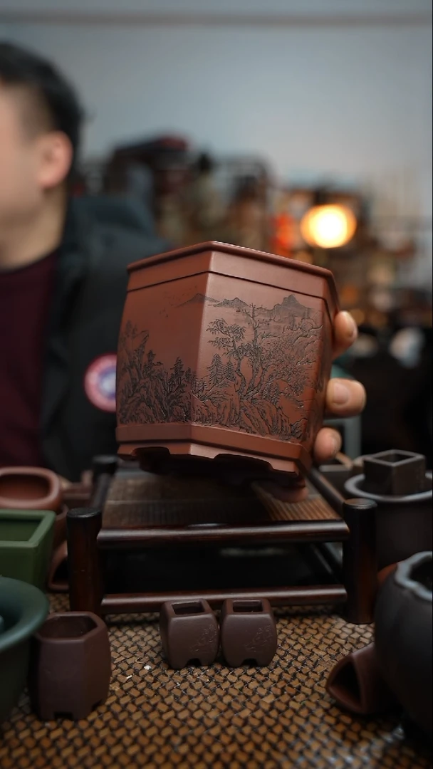 【闪购商品】紫砂花盆長木軒精品紫砂