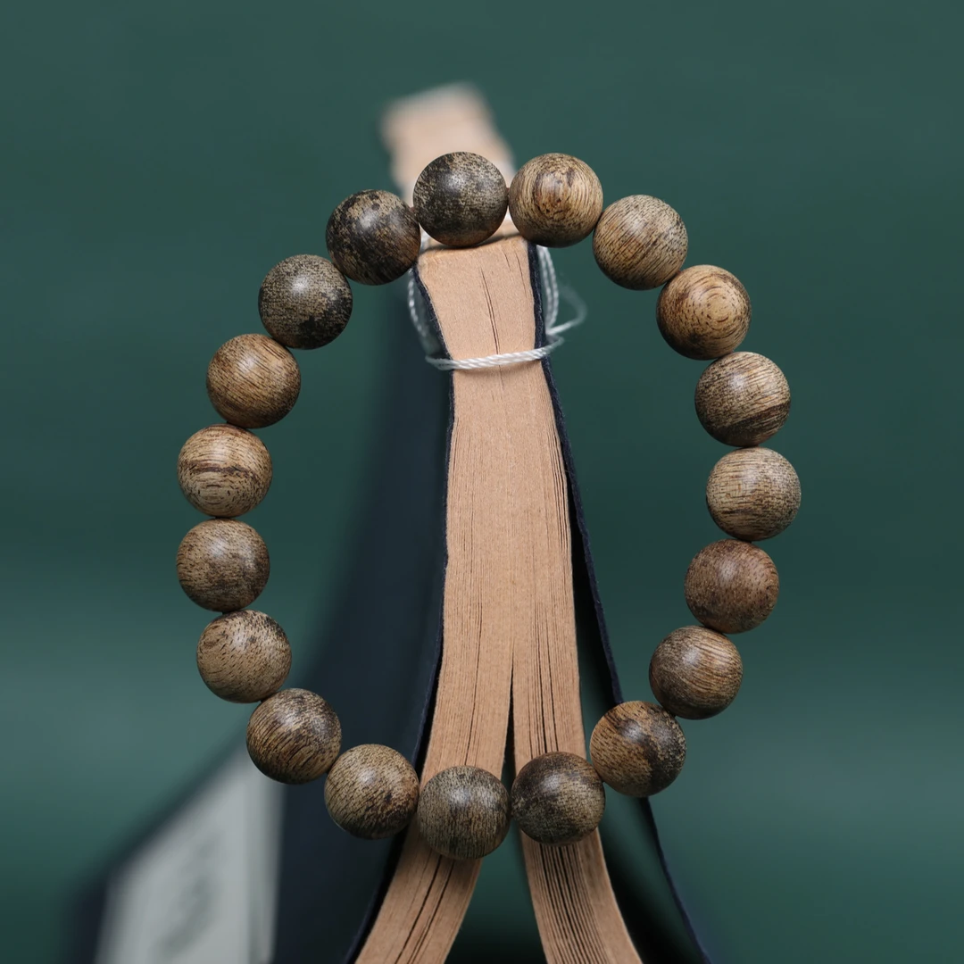 汇安 沉香越南惠安沉香12克11mm手串单圈 花香甜醇厚 正区天然