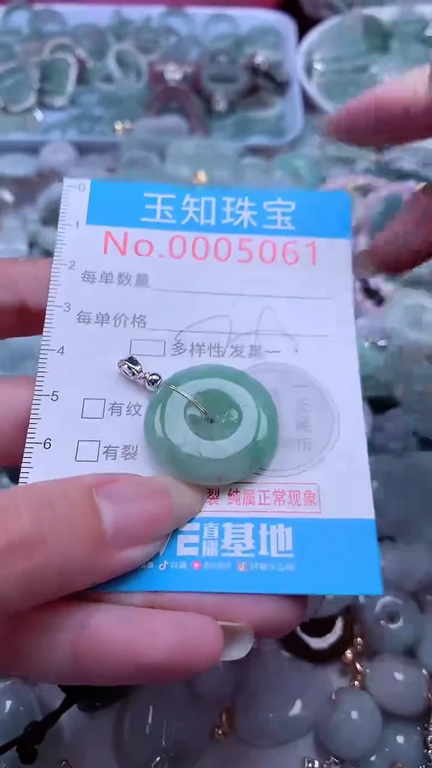 翡翠未镶嵌吊坠(不含链)5061