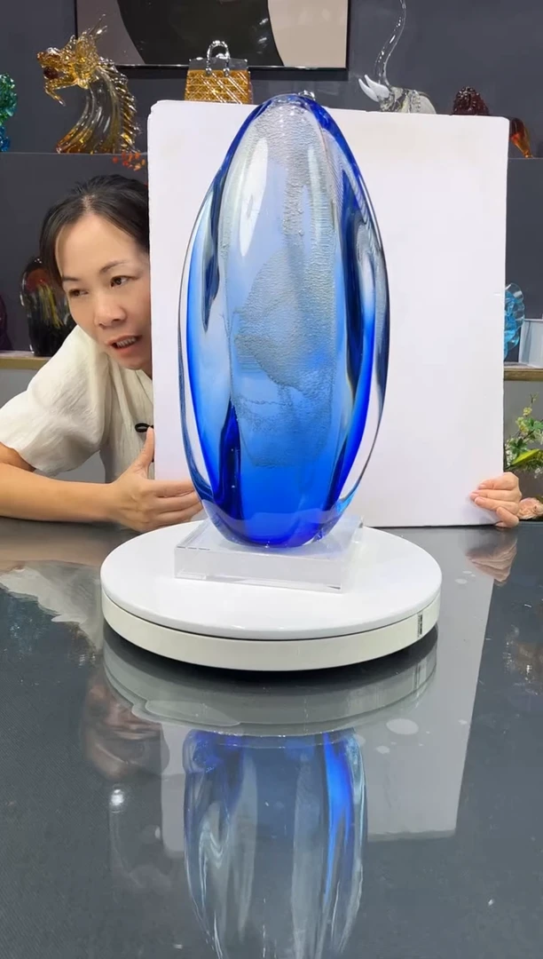 琉璃　水晶琉璃摆件1个