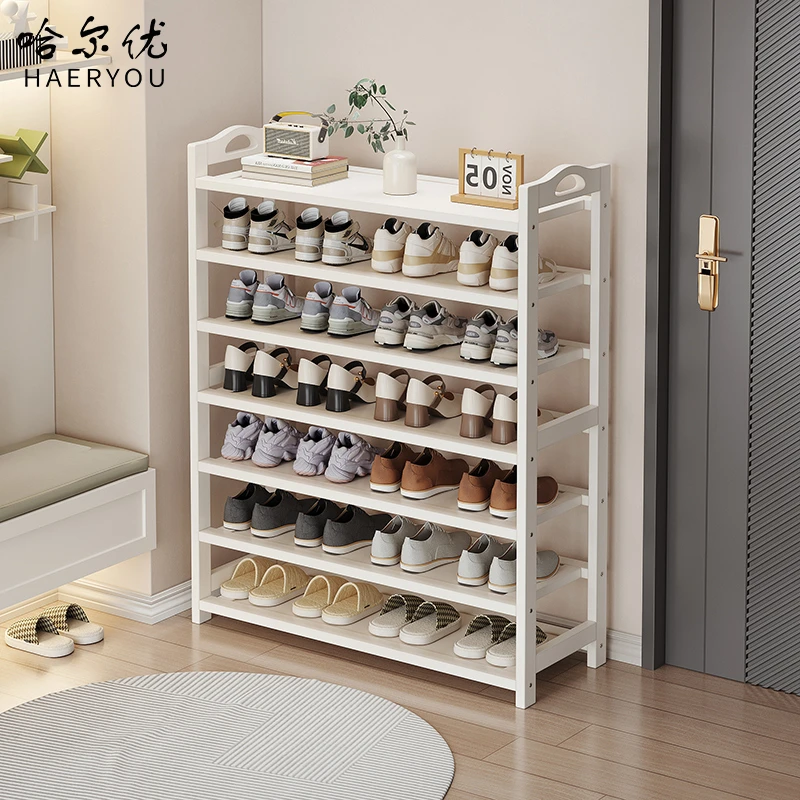 哈尔优家用鞋柜大全入户省空间窄小鞋架子宿舍出租房简易结实鞋架