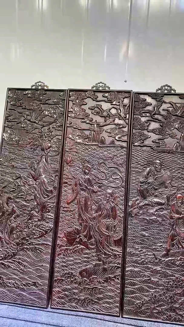 木紫檀雕刻一物一拍