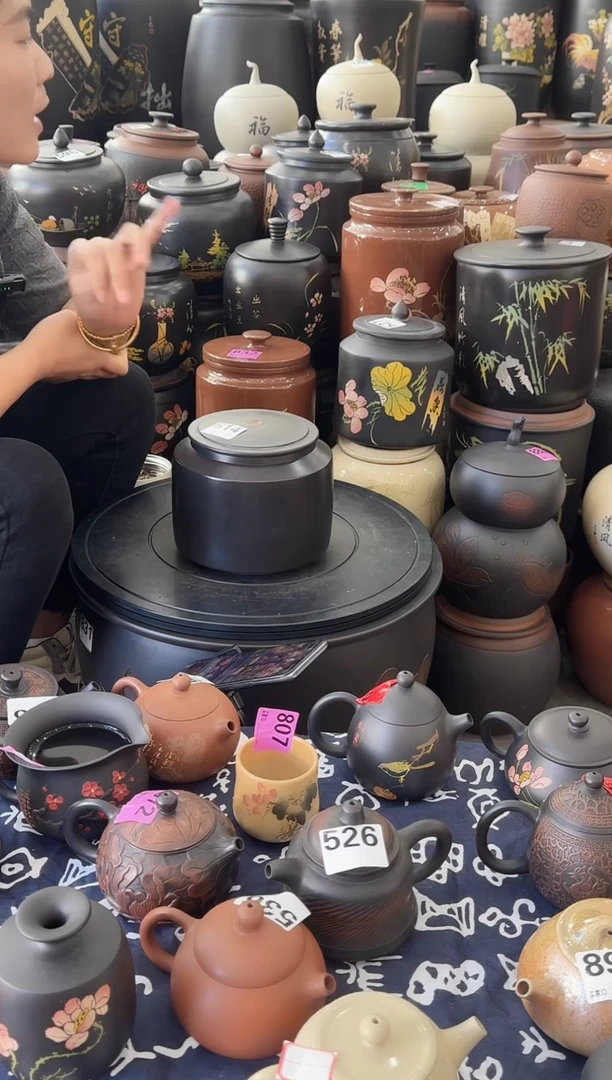 罐大大瑕疵茶叶罐   德中素  614