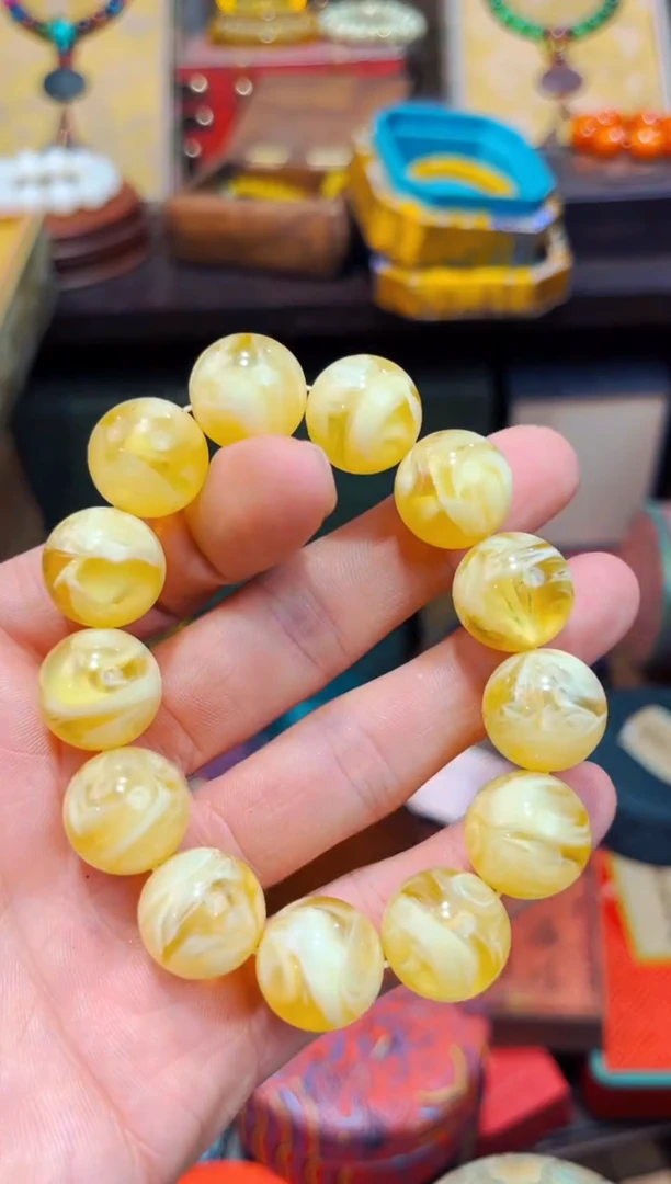 【闪购商品】蜜蜡裸石未镶嵌E瑞哥专属高端精品52