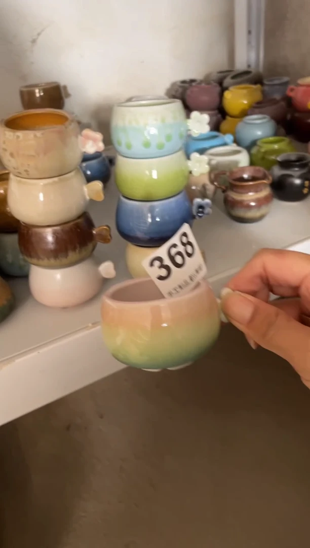 瓷片a*姐368知木小方花盆编号