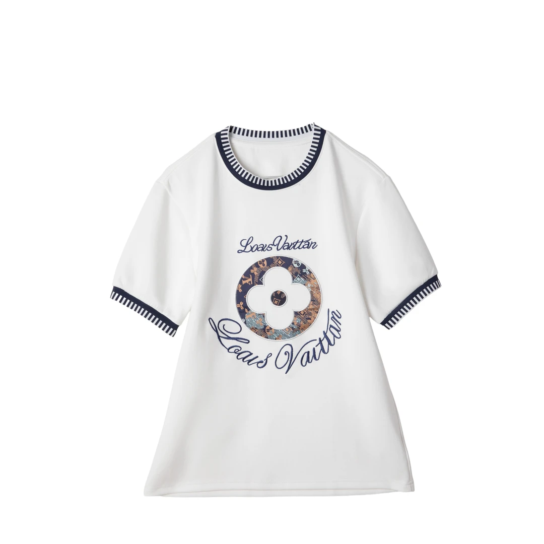 【广州小水自营】欧货时尚圆领短袖