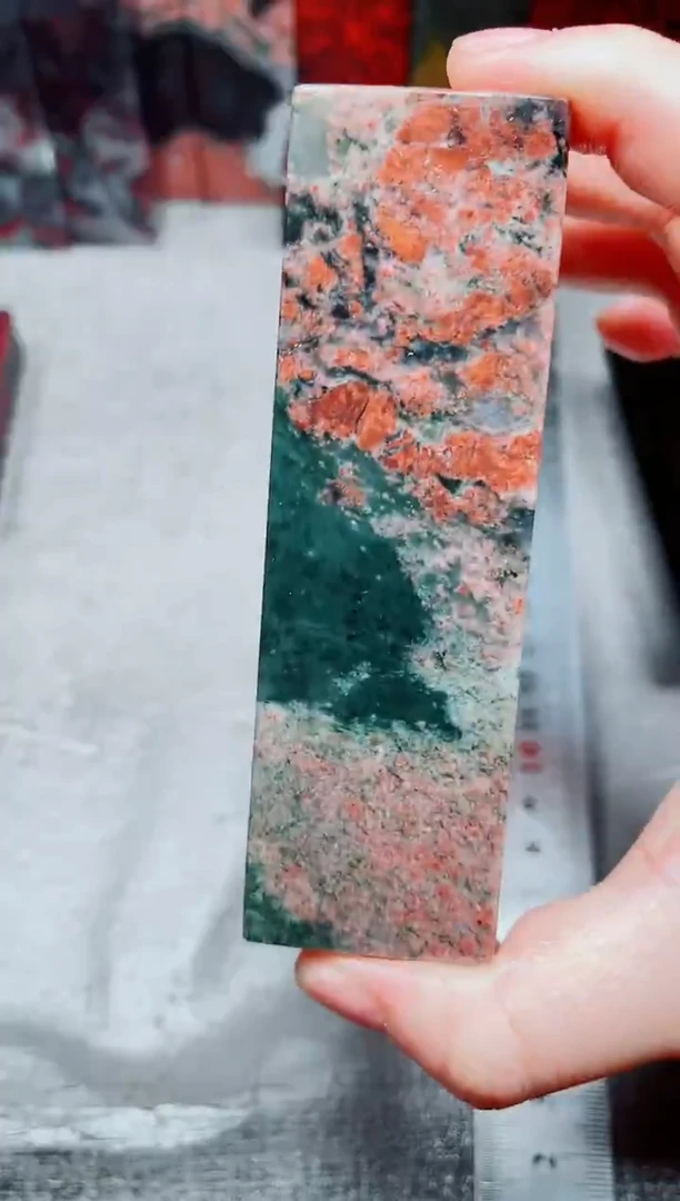 桂林鸡血玉素章3.0左右17