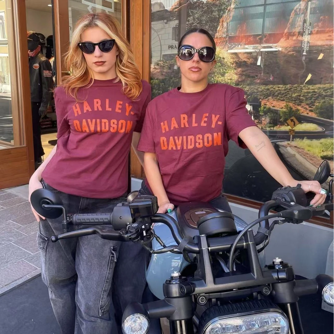 Harley Davidson/哈雷戴维森哈雷字母短袖T恤96319-23VM