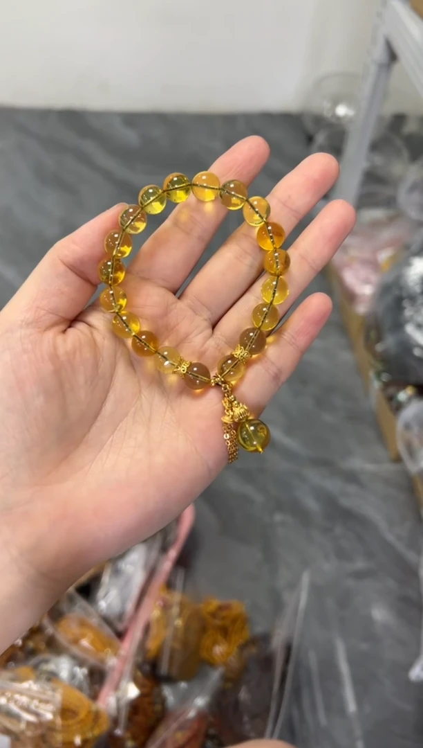 未镶嵌蓝珀手链蓝珀手串[多样发其一]