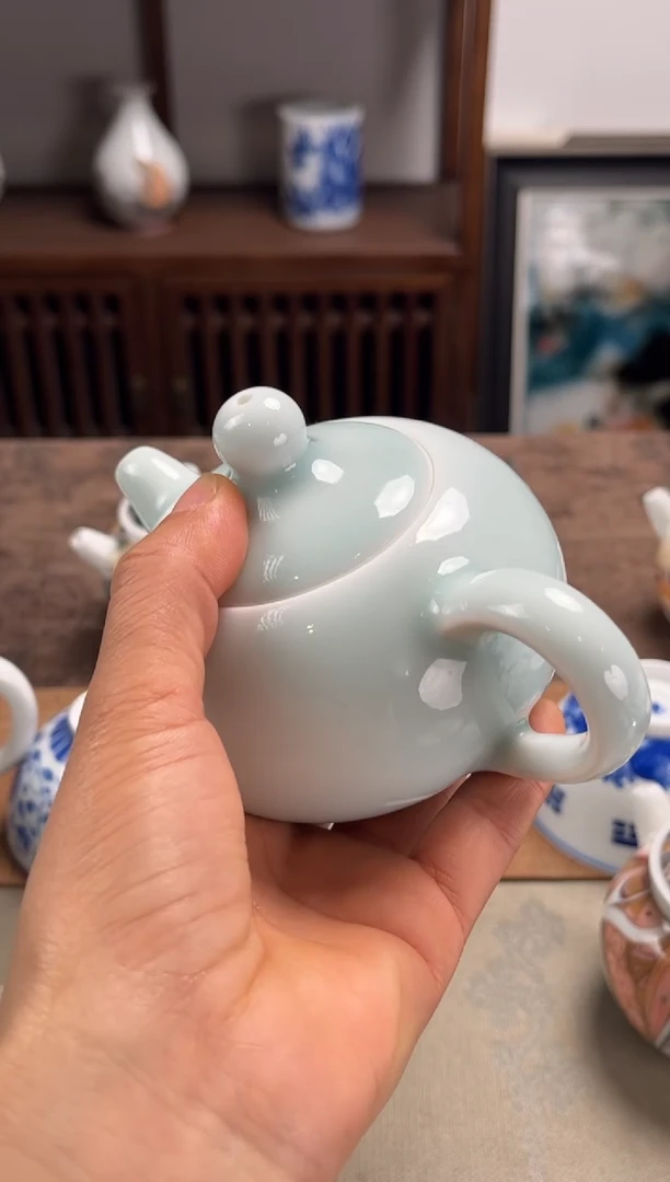 【闪购商品】景德镇文祥窑手工釉下彩陶瓷单壶