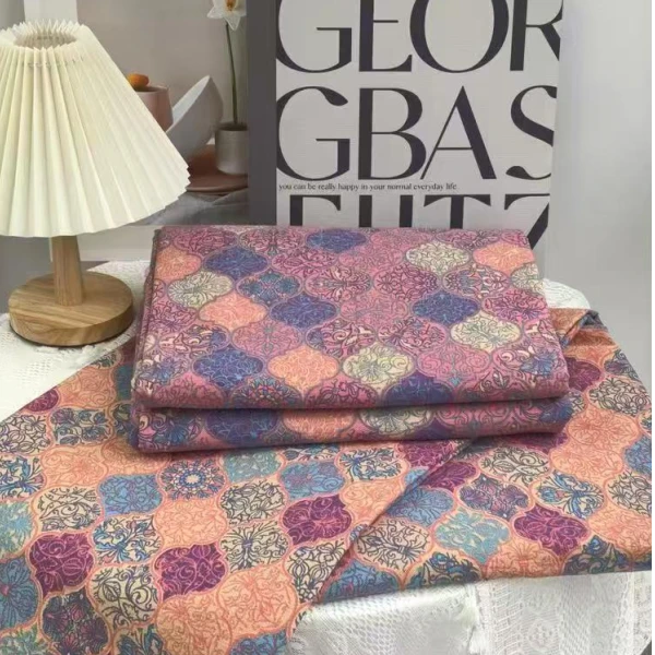 亲肤棉双层纱床单--梦幻织锦240*240