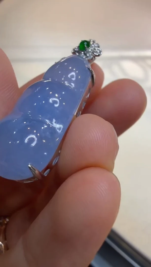 吊坠(不含链)18K金镶嵌翡翠多样性团购发一件