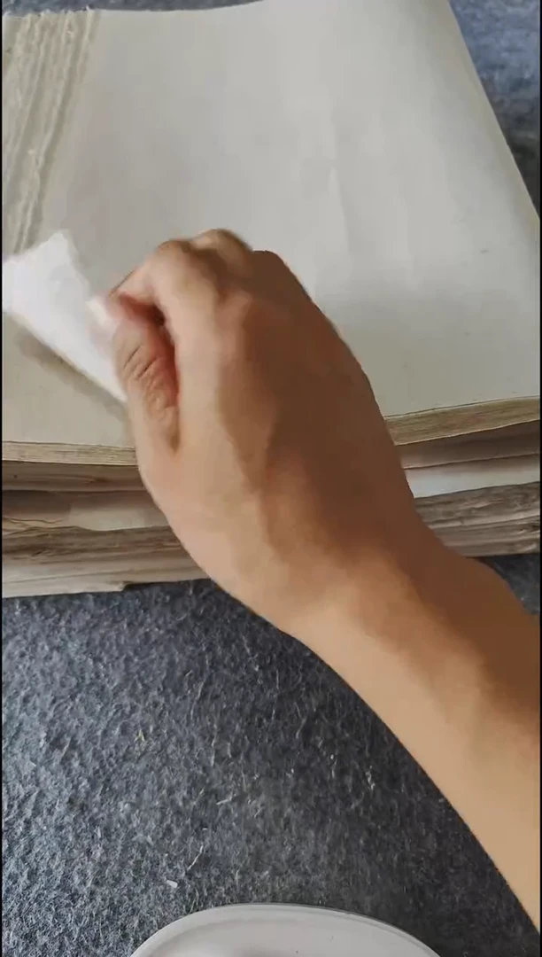 30*180特寸纯手工皮麻纸25张半生熟