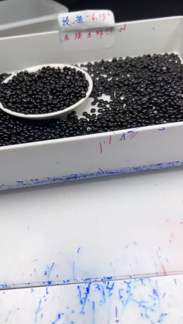 玛瑙/玉髓颈饰未镶嵌w2527黑玄夜算盘6*3mm*50颗