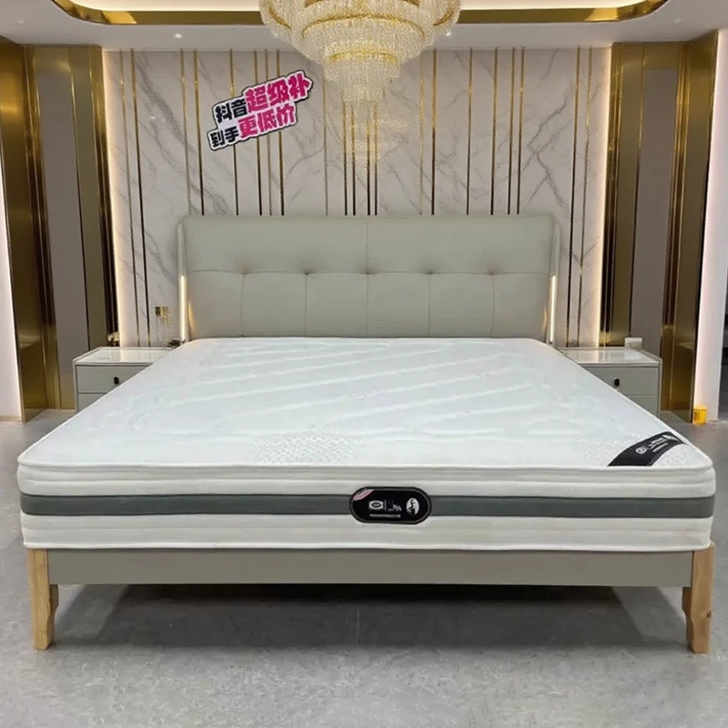 【木语】s806#轻奢简约现代主卧床主卧皮艺床意式高端定制儿童